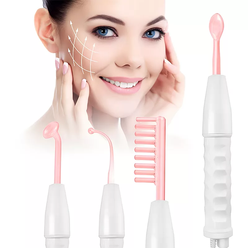 high-frequency wand, light therapy wand, skincare wand, anti-age skincare tool